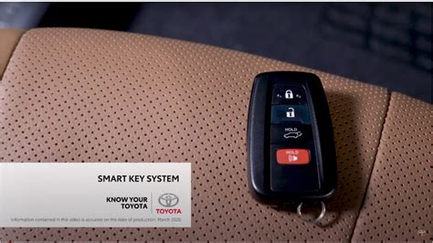 toyota smart key card|Toyota highlander smart key system.